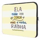 Case Notebook 14" P/ Macbook Ela Não Usa Coroa Mas É Minha Ra