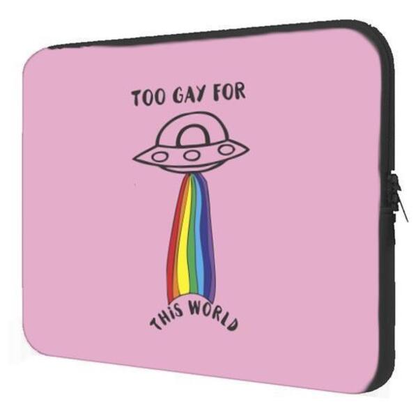 Case Notebook  Too Gay For This World 15.6"