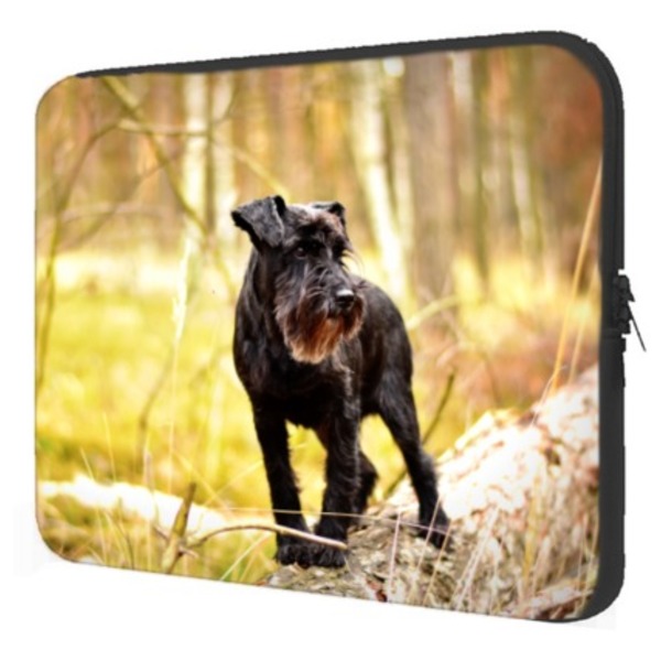 Case Notebook Dogs - Schnauzer  No Fio Do Bigode