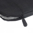 Case Para Notebook 13" Preto Grafite Com Interior Cinza Vinik