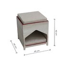 Casinha Cama Cachorro Munique Vermelho