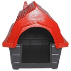 Casinha De Cachorro Fawal Luxo Com Chaminé Nº 3 Ld Pet  Preto