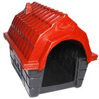 Casinha De Cachorro Fawal Luxo Com Chaminé Nº 4 Ld Pet  Preto