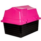 Casinha De Cachorro Pet Au Para Cães Nº 1 Jel Plast  Rosa