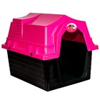 Casinha De Cachorro Pet Au Para Cães Nº 1 Jel Plast  Rosa