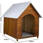 Casinha De Cachorro Telhado Galvanizado Em Madeira Maciça N°