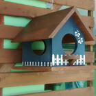 Casinha De Passarinho Azul