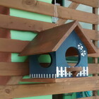 Casinha De Passarinho Azul