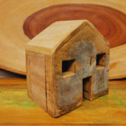 Casinha Decorativa em Madeira - Mod. 2