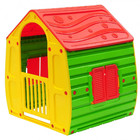 Casinha Infantil Colorida Em Plástico Com Porta E Janelas Sta