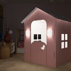 Casinha Infantil Coral Com Iluminação Em Led E Parede Magneti