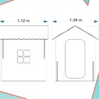 Casinha Infantil Lilás Com Iluminação Em Led E Parede Magneti