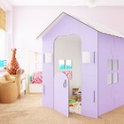 Casinha Infantil Lilás Com Iluminação Em Led E Parede Magneti