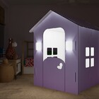 Casinha Infantil Lilás Com Iluminação Em Led E Parede Magneti