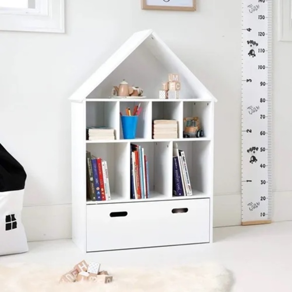 Casinha Infantil Organizadora Com Baú Gael 100% Mdf