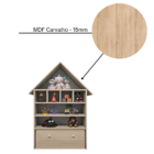 Casinha Infantil Organizadora De Brinquedos 100% Mdf Plancasa