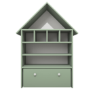 Casinha Infantil Organizadora De Brinquedos 100% Mdf Plancasa