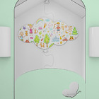 Casinha Infantil Verde Com Iluminação Em Led - Malu Decor