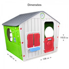 Casinha Infantil Verde Em Plástico Com Janelas E Porta