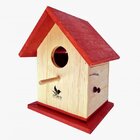 Casinha Livre Birds P2 Para Pássaros Livres - Vermelho