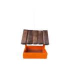 Casinha Mini Chalé De Passarinho Feito De Madeira  Para Decor