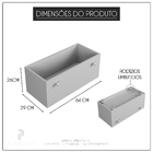 Casinha Organizadora De Brinquedos Infantil 100% Mdf Plancasa