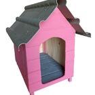 Casinha Para Cachorro - Telhado Ecológico - Pequena - Rosa