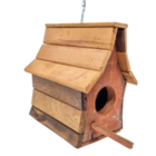 Casinha Para Pássaros Em Madeira (4 Modelos) Modelo:3