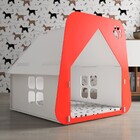 Casinha Pet Cachorro/gato Branca E Fiesta - Tamanho M