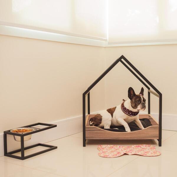 Casinha Pet Cama Casa Cachorro Cães Gato Porte Médio Proteção