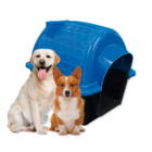 Casinha Pet Raças Médias E Grandes N5 Iglu Para Cachorro Azul