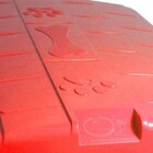 Casinha Plast. Furacaopet N4,0 - Vermelha