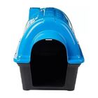 Casinha Plástica Furacão Pet Iglu N2,0 Azul – Durável, Fácil