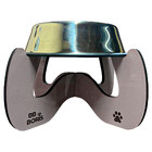 Casinha Toca Cat Line Pet Gato Premium Mdf Com Comedouro Inox