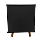 Casinha Toca Para Gatos Preto Acetinado Pés Palito Castanho -