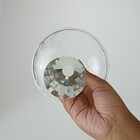 Castiçal 15x12x12cm Cristal Transparente