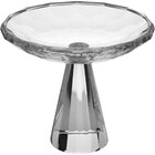 Castiçal 15x12x12cm Cristal Transparente