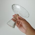 Castiçal 15x12x12cm Cristal Transparente