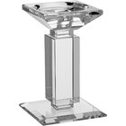 Castiçal 16x9x9cm Cristal Transparente