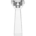 Castiçal 17x6x6cm Cristal Transparente