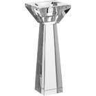 Castiçal 17x6x6cm Cristal Transparente