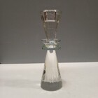 Castiçal 20x5x5cm Cristal Transparente