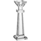 Castiçal 24x6x6cm Cristal Transparente