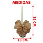 Castiçal Aparador Porta Vela Arranjo Centro Mesa Natal 35cm A