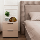 Castiçal Camping Com Vela Eletrônica - Marrom