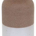 Castiçal Cerâmica 26x10x10cm Bege