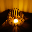 Castiçal Concha Com Vela Eletrônica