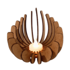 Castiçal Concha Com Vela Eletrônica