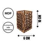 Castiçal Dama Com Vela Eletrônica - Preto