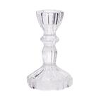 Castiçal De Vidro Karat Transparente 11x7cm